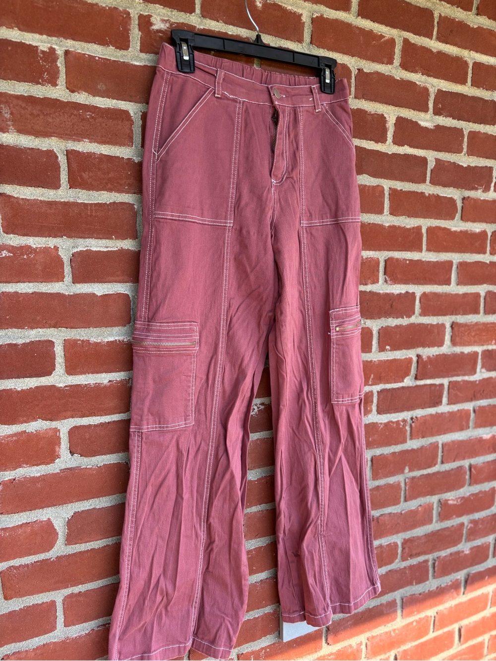Rachel Paige Mauve Utility Cargo Pants